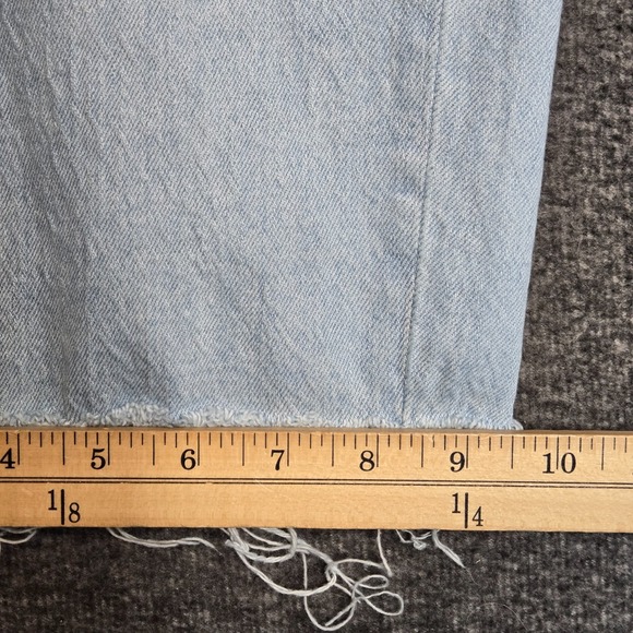 Madewell The Curvy Perfect Vintage Wide Leg‎ Jeans 30 Light Blue Wash 30 x 26 - Picture 11 of 12